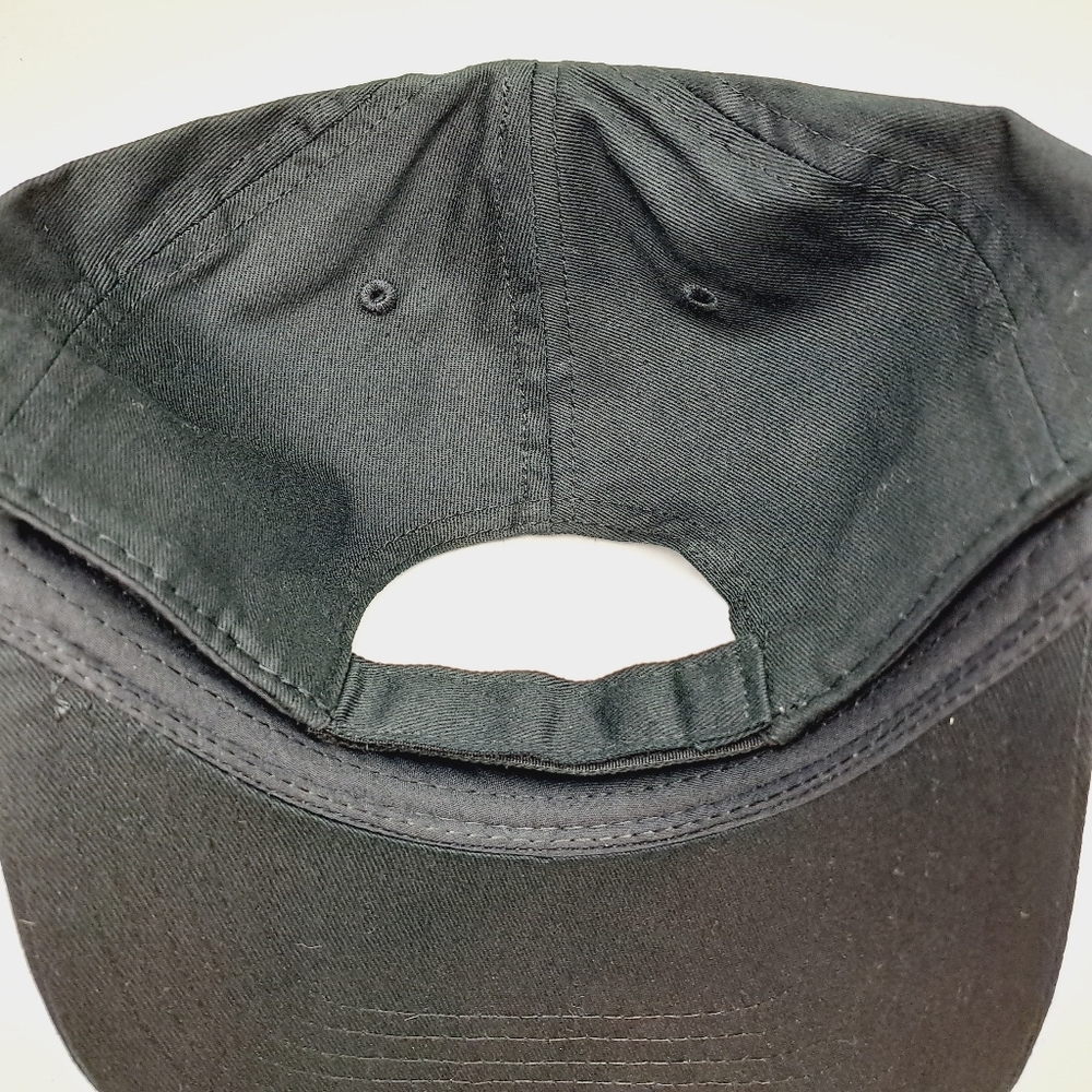 Strip Club Veteran Embroidered Patch Cap Hat Mesh Strapback Black 100% Cotton - Picture 5 of 5
